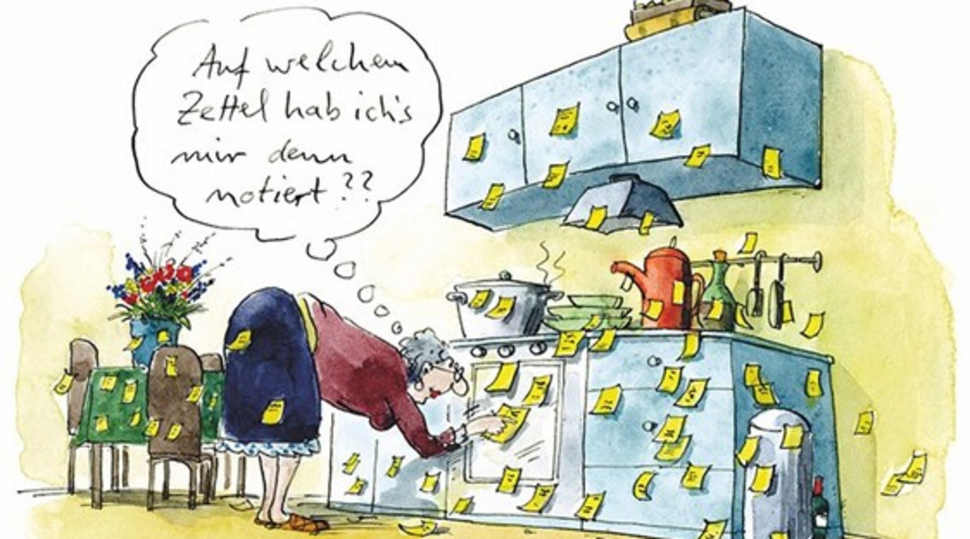 Dieses Bild zeigt einen Cartoon von Peter Gaymann. 