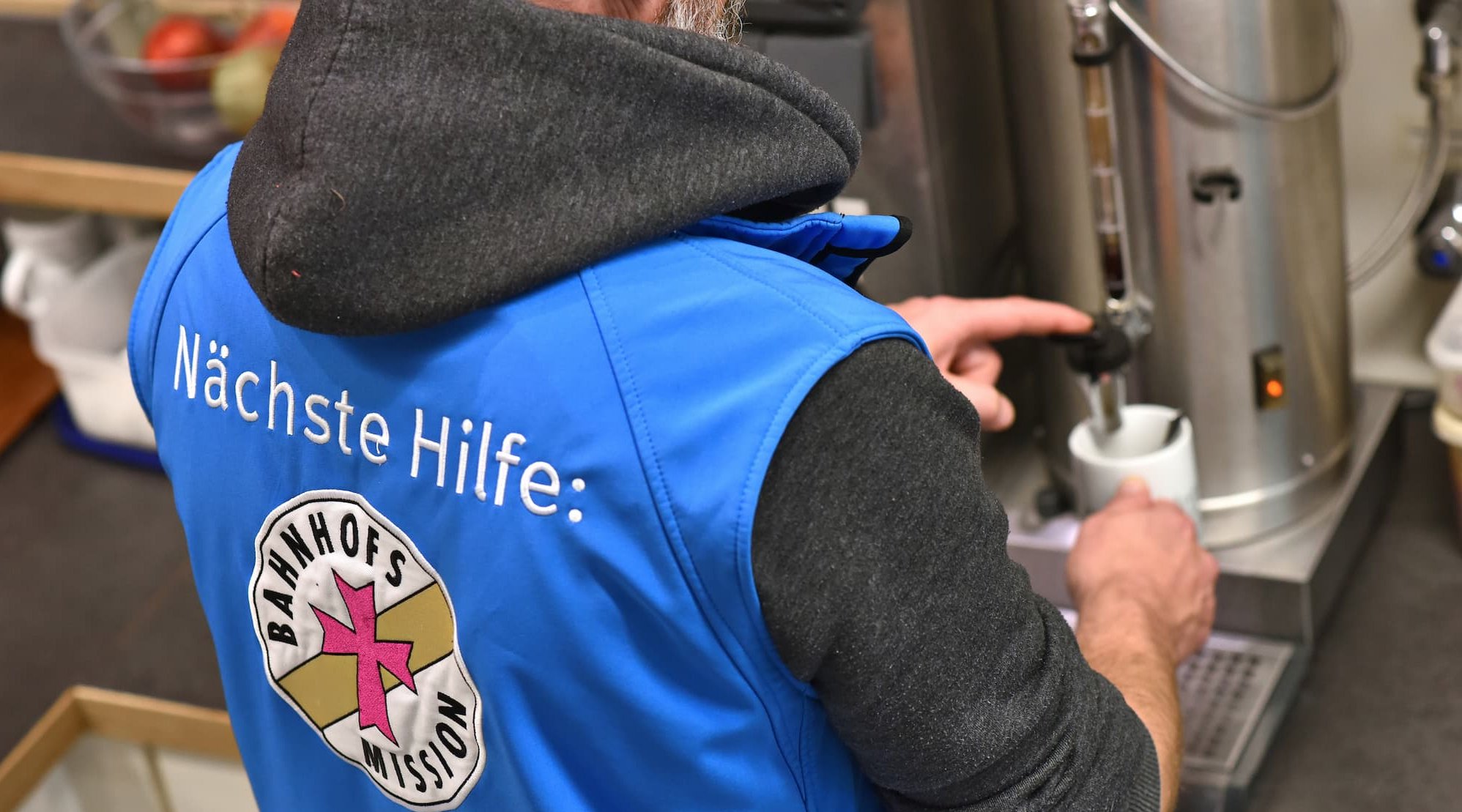 Mitarbeiter der Bahnhofsmission Diakonie Dresden