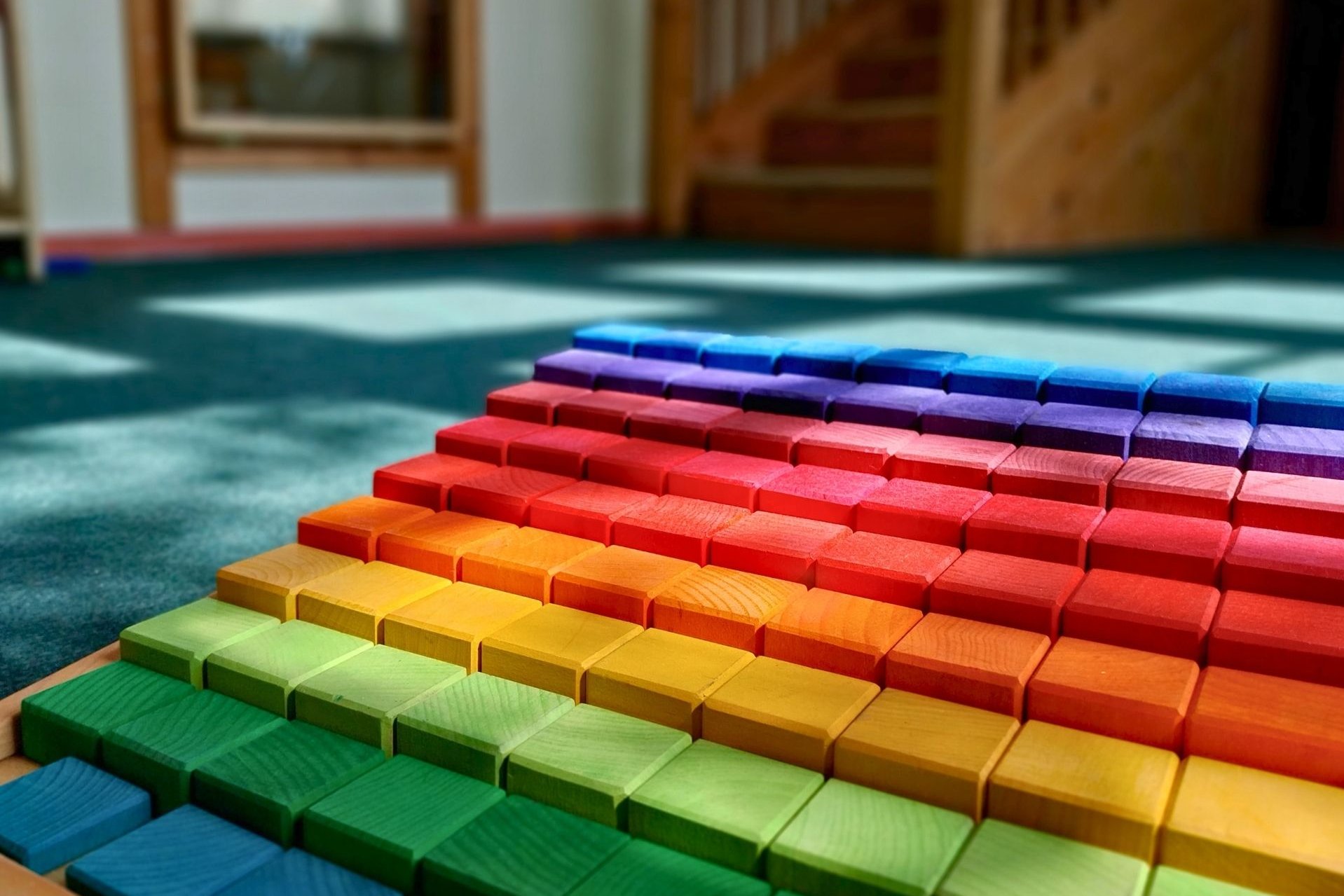 Montessori Spielzeug in der Evangelischen Kita "Hasenkuhle"
