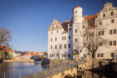 Dieses Foto zeigt das Renaissanceschloss Schönfeld.